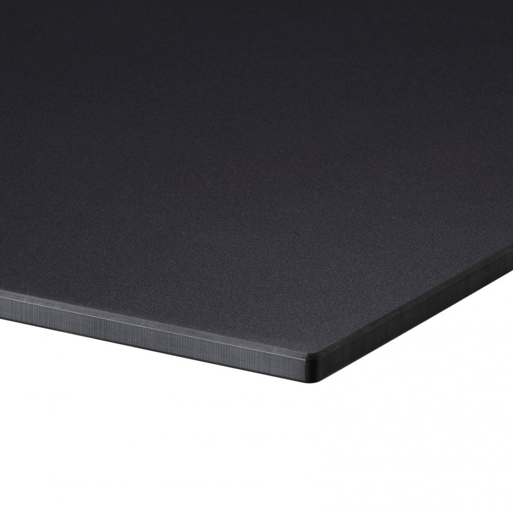 Ink Black Outdoor Laminate Restaurant Table Top