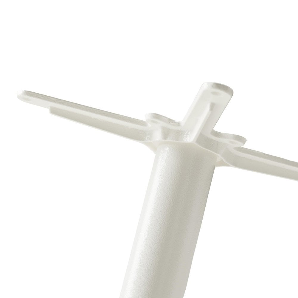 Forza White Round Medium Cast Iron Table Base