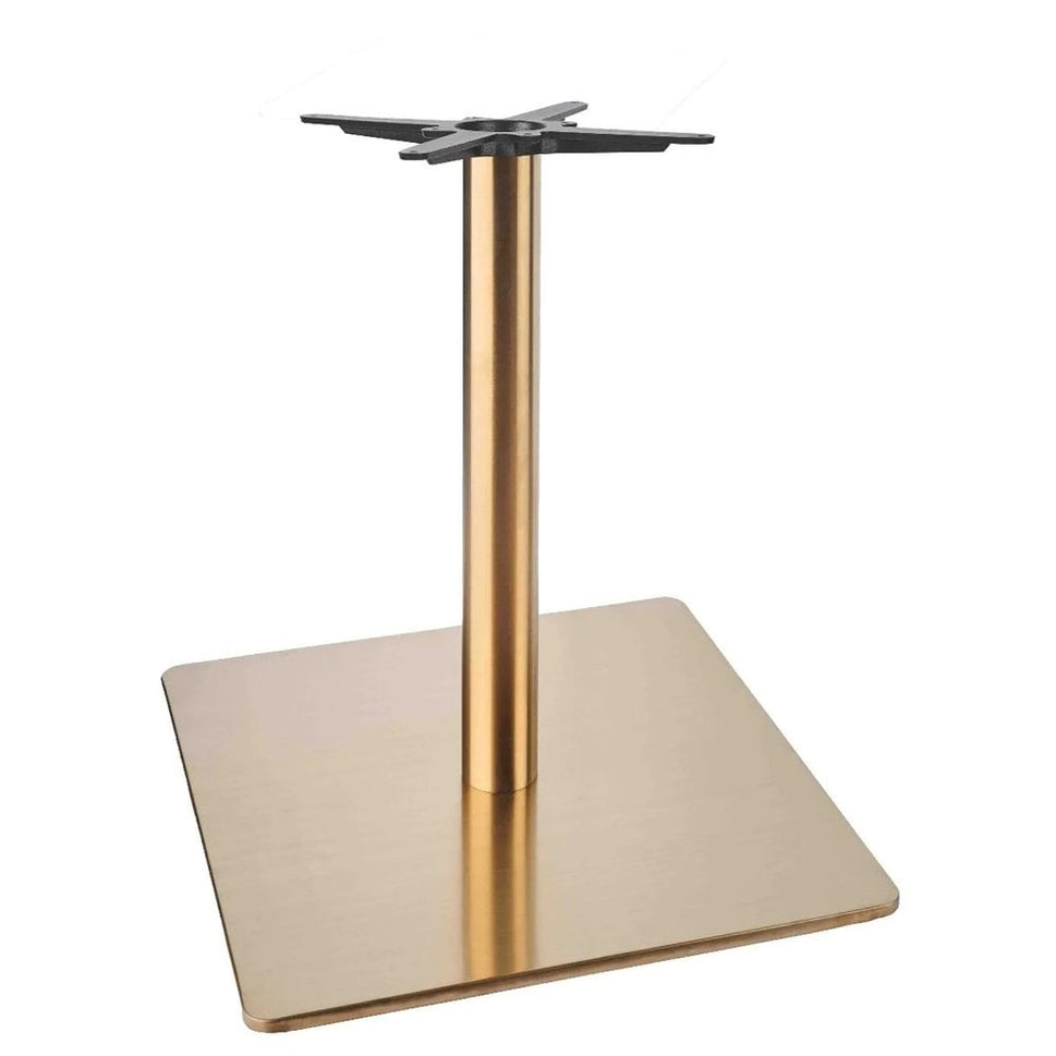 Zeus Square Brass Table Base - Large