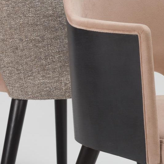 Cirrus Wooden Upholstered Armchair