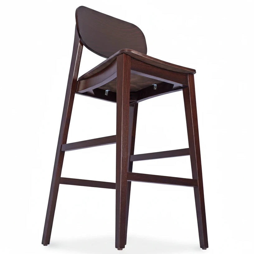 Allegra Wooden Upholstered Bar Stool