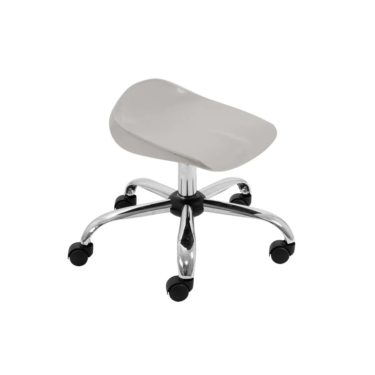Titan Junior Swivel Classroom Stool with Chrome Base and Castors