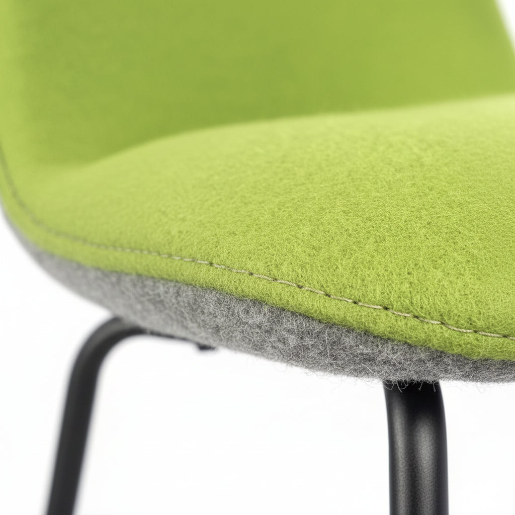 Copenhagen Upholstered Metal Bar Stool
