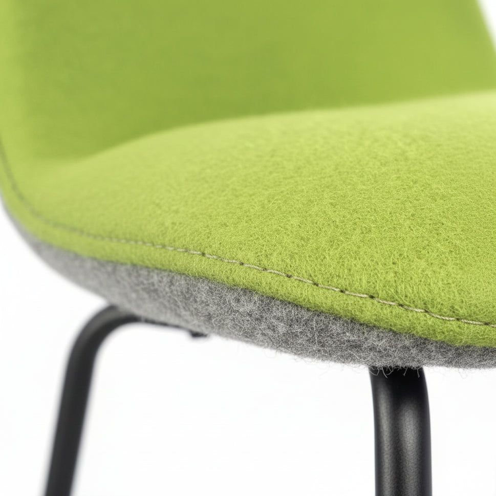 Copenhagen Upholstered Metal Bar Stool
