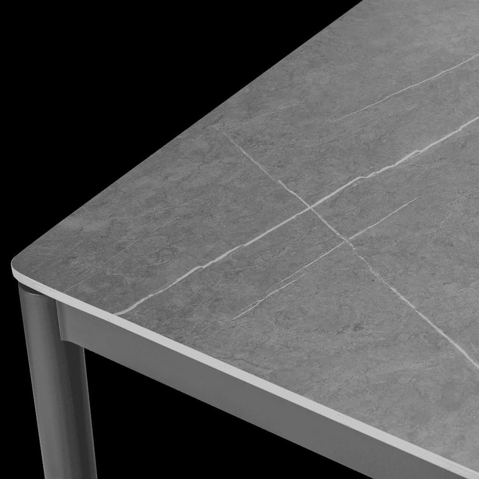 Malaga Square Stone Effect Outdoor Table