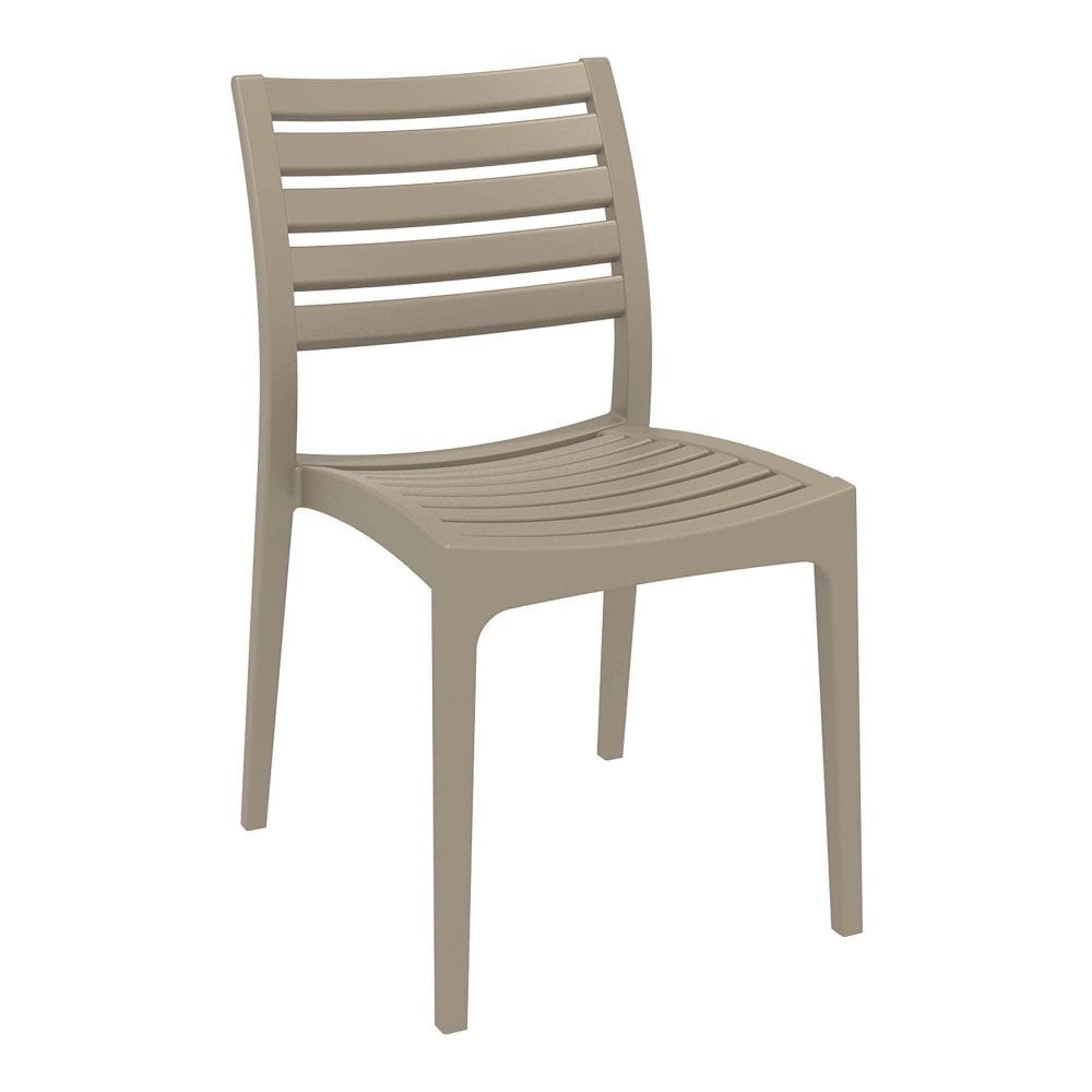 Ares Plastic Outdoor Stacking Side Chair