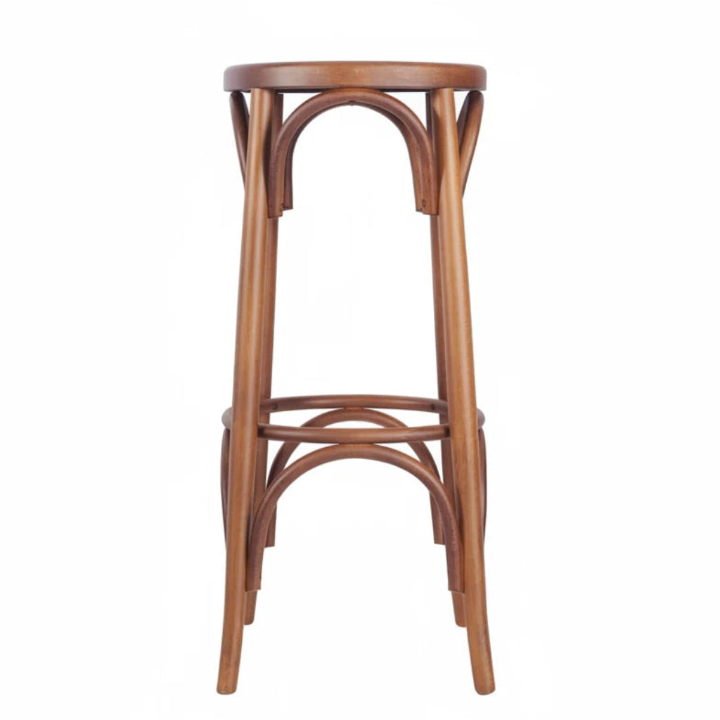 Sophie Bentwood Wooden Upholstered Bar Stool