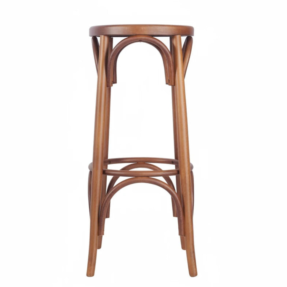Sophie Bentwood Wooden Upholstered Bar Stool