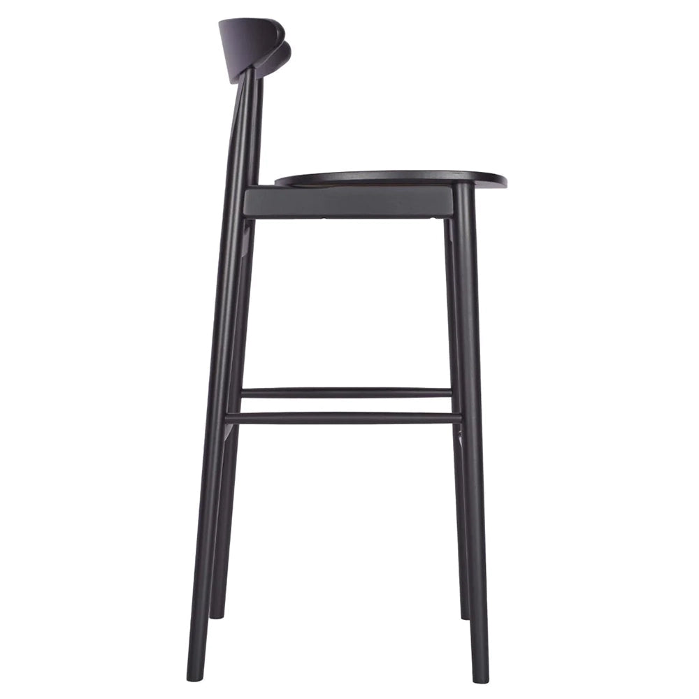 Naya Wooden Bar Stool