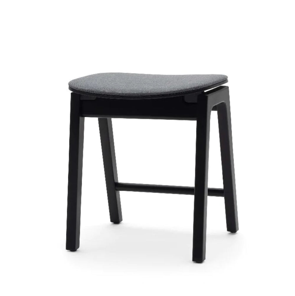 Ritz Wooden Upholstered Low Stool