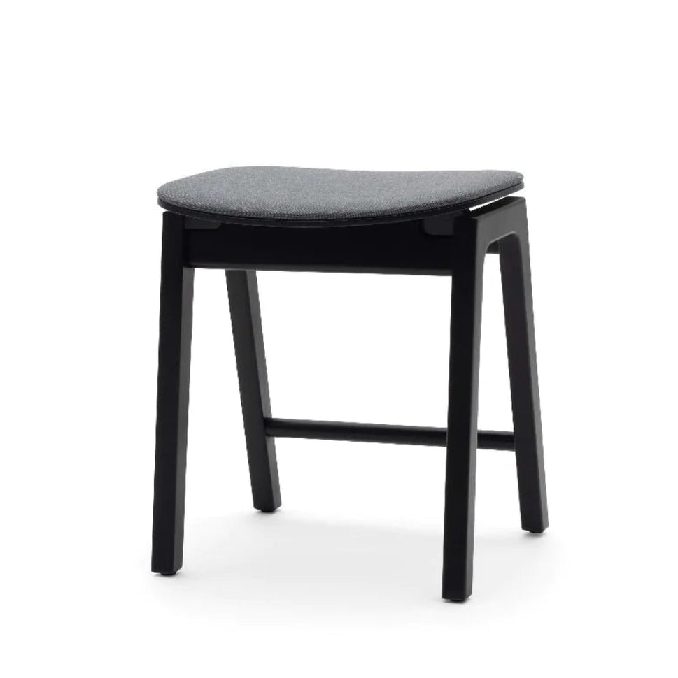 Ritz Wooden Upholstered Low Stool