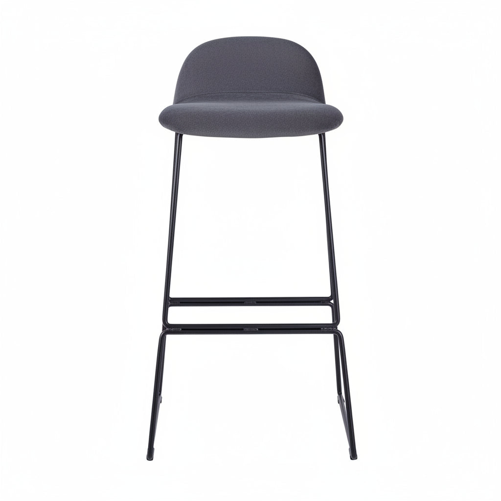 Copenhagen Upholstered Metal Bar Stool