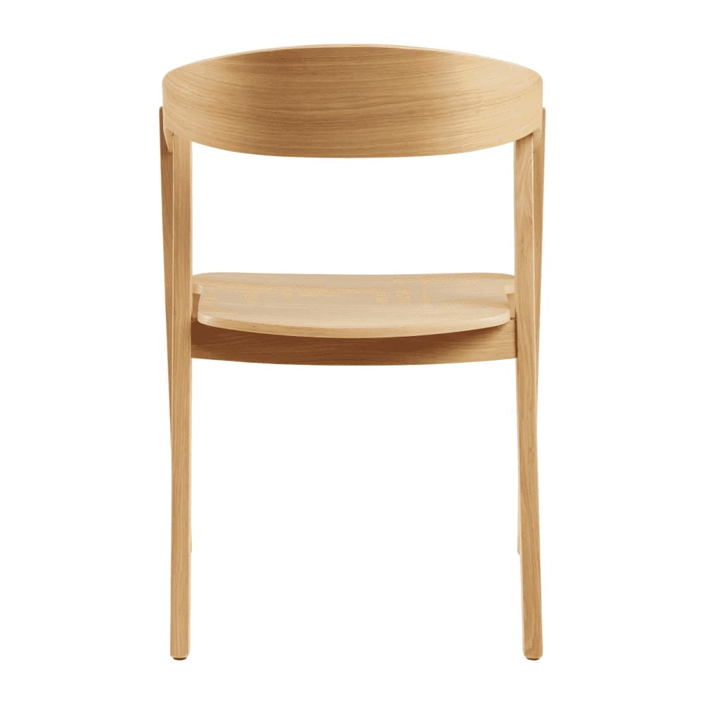 Luca Oak Stacking Armchair