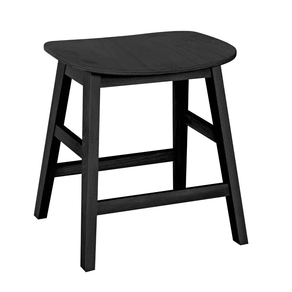 Savoy Wooden Upholstered Low Stool
