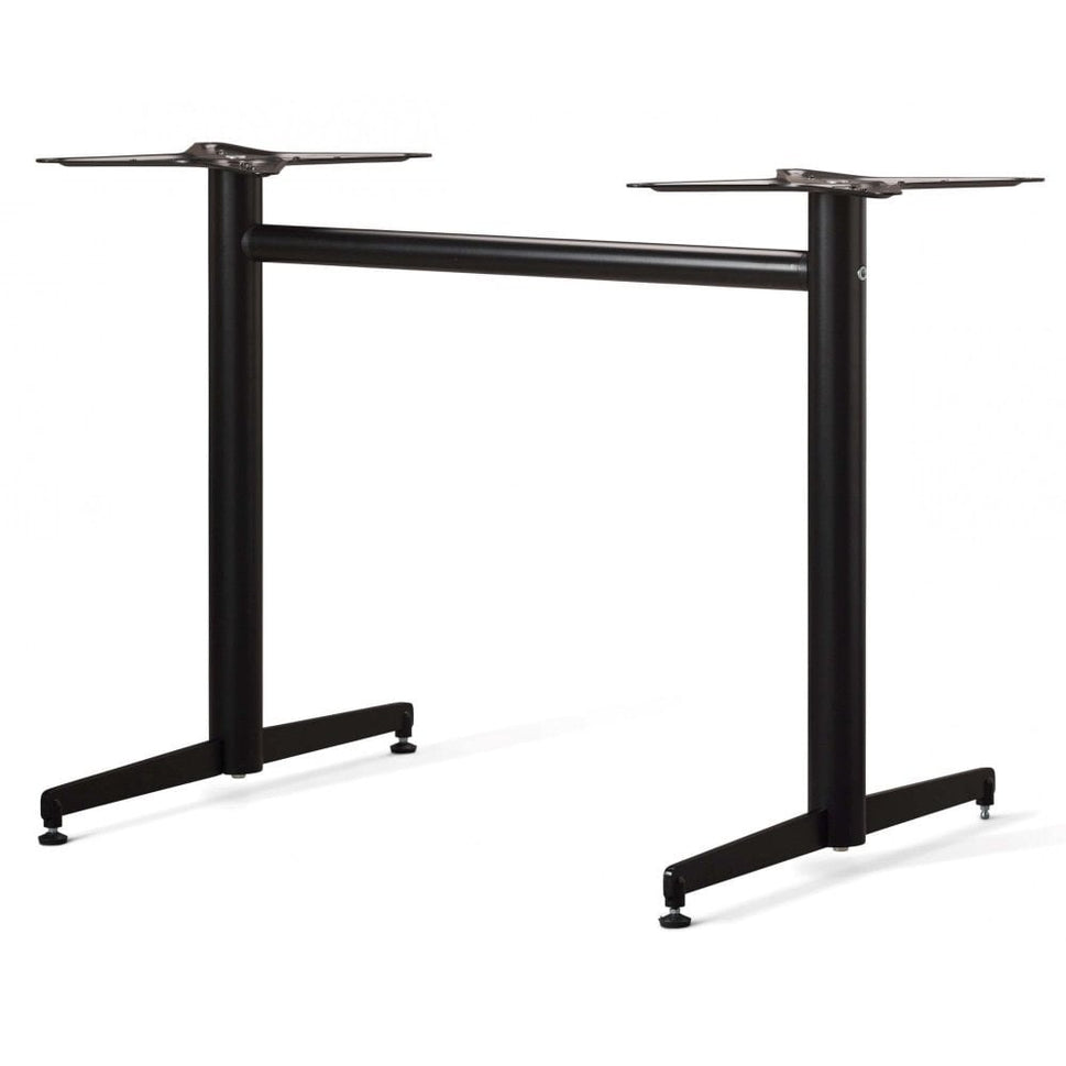 Malaga Twin Pedestal Black Outdoor Table Base