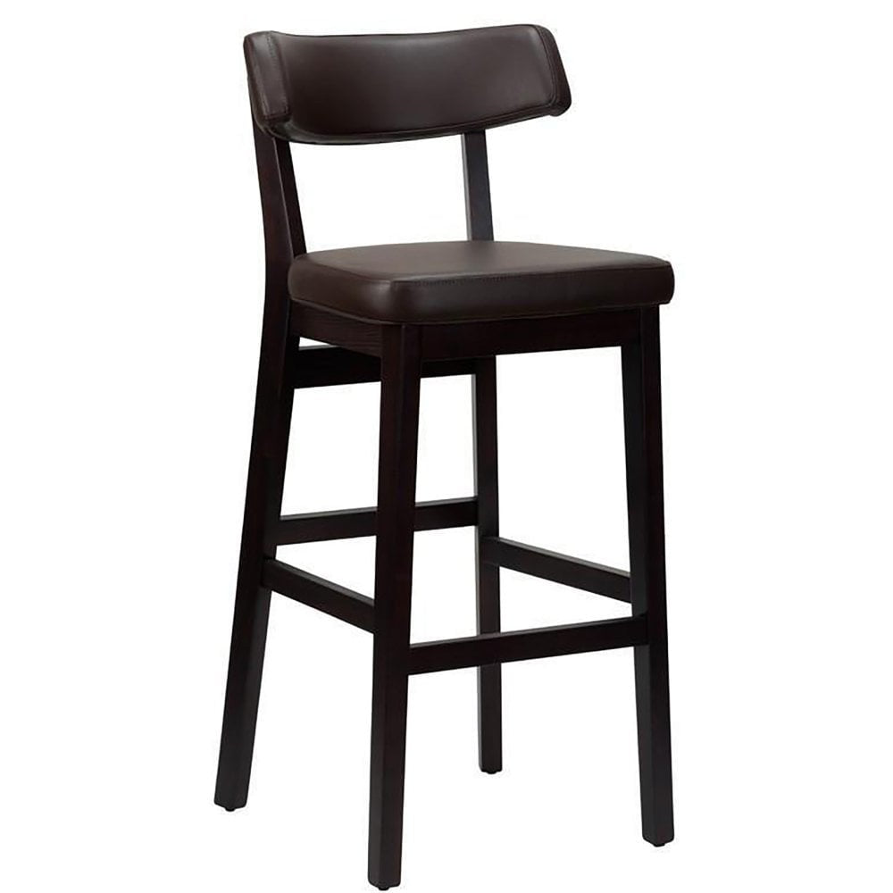 Nico Faux Leather Bar Stool - Wenge
