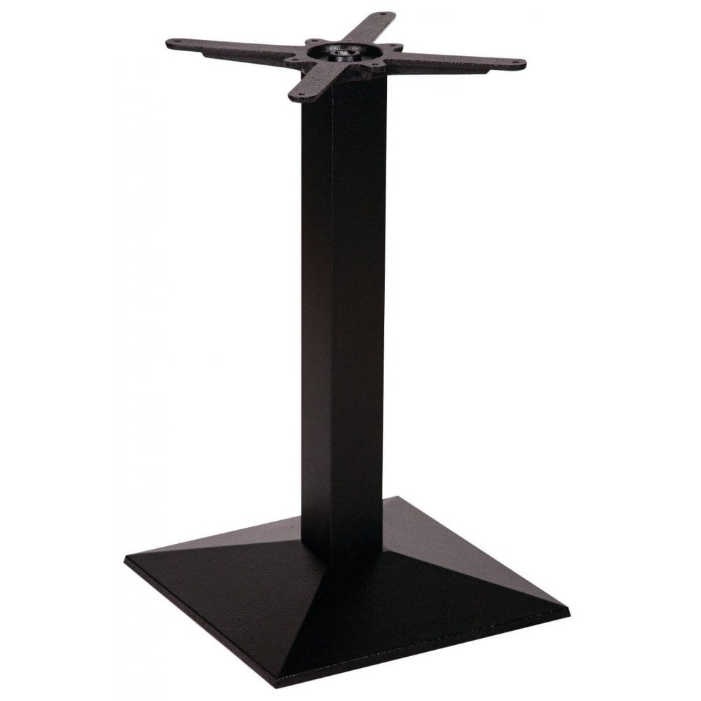 Pyramid Square Cast Iron Table Base - Powdercoated