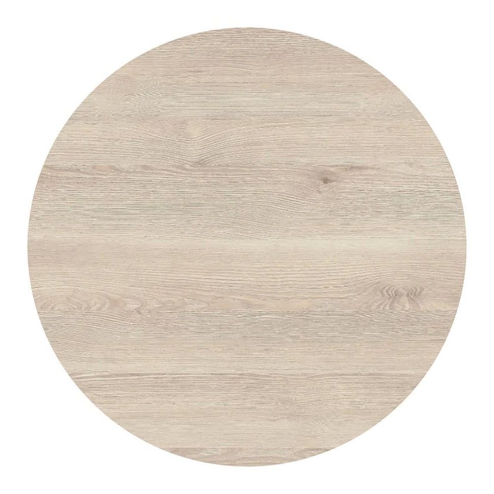 White Aland Pine Restaurant Laminate Table Top - 25mm