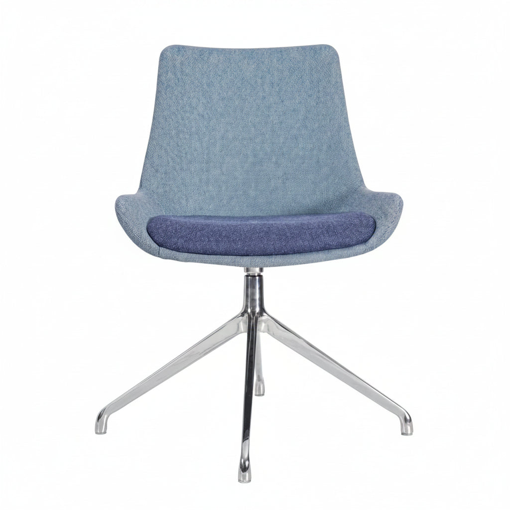 Brooklyn Upholstered Swivel Side Chair - with glides