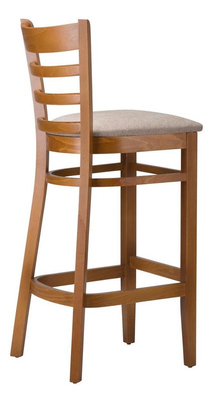 Nova Wooden Upholstered Bar Stool