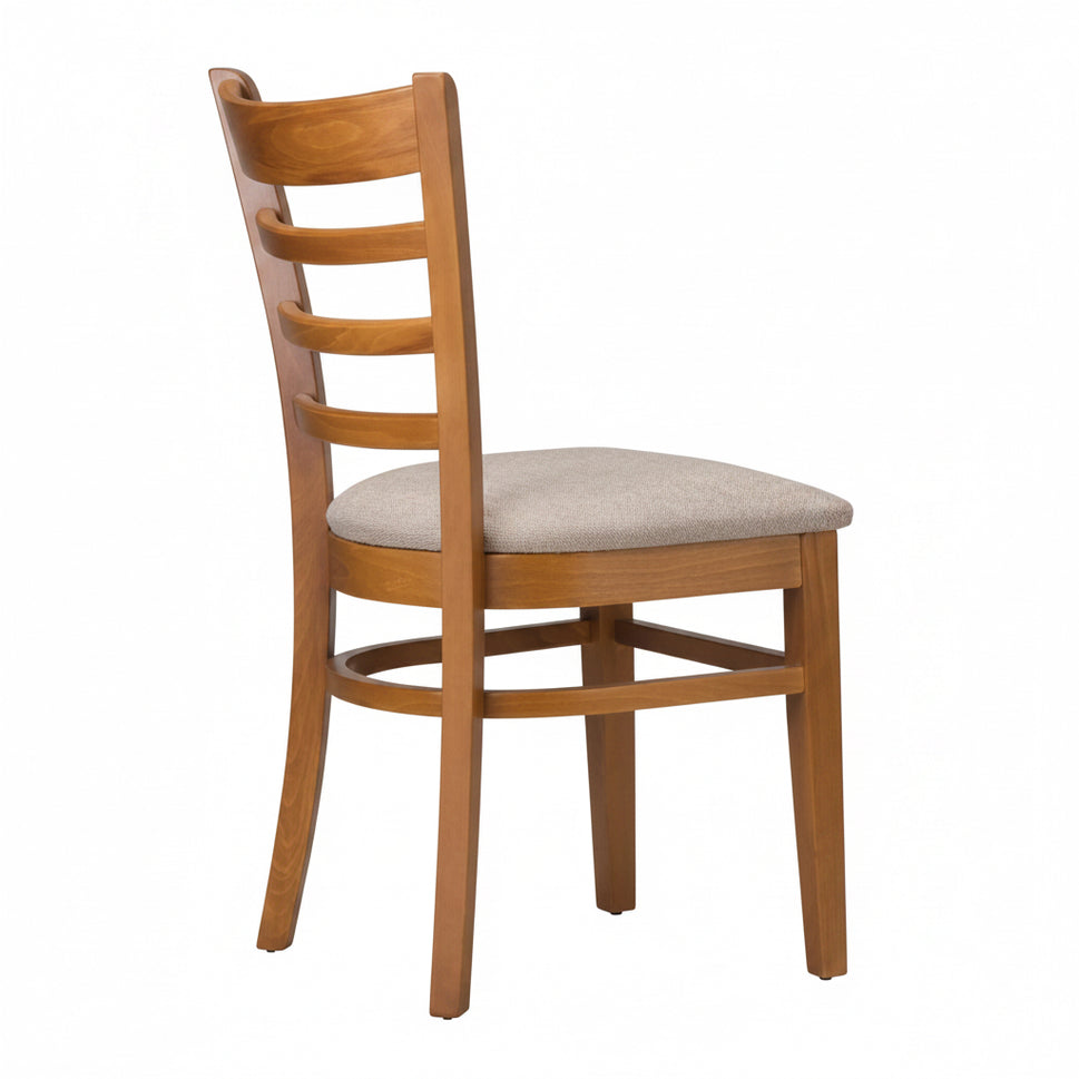 Nova Wooden Upholstered Side Chair