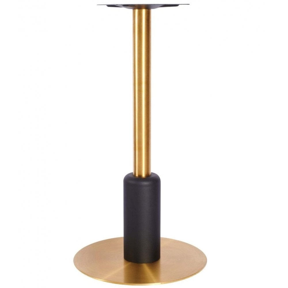 Titan M Brass Black Table Base - Large