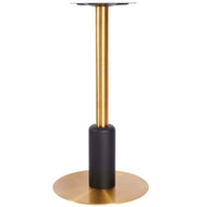 Titan M Brass Black Table Base - Large