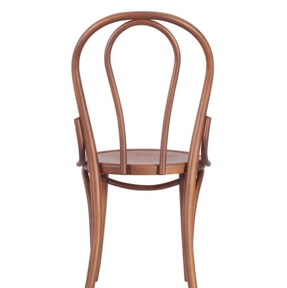 Beatrice Bentwood Wooden Upholstered Side Chair