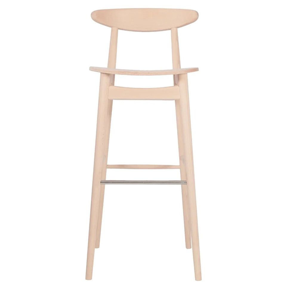 Naya Wooden Bar Stool