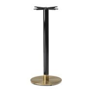 Cava Round Black and Gold Table Base - Medium