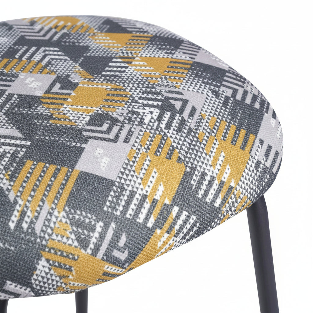 Copenhagen Upholstered Metal Side Chair