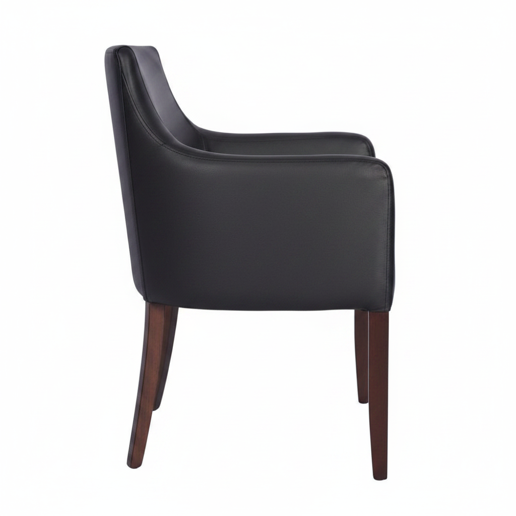 Repton Upholstered Faux Leather Armchair