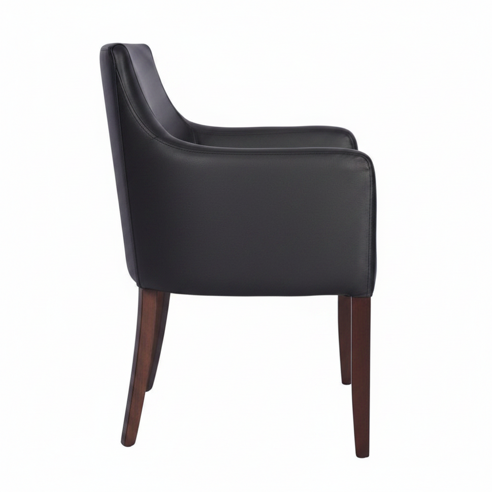 Repton Upholstered Faux Leather Armchair
