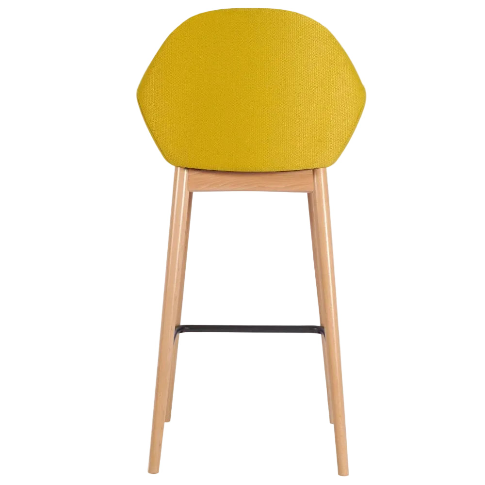 Orlando Upholstered Wooden Bar Stool