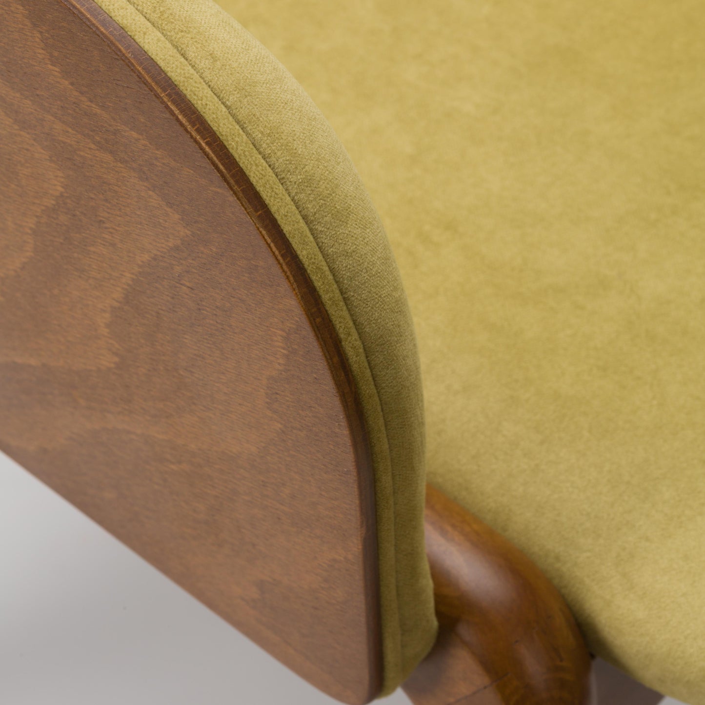 Lane Wooden Upholstered Armchair