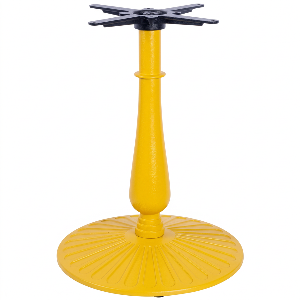 Aldeburgh Large Candelabra Black Cast Iron Table Base - Powdercoated