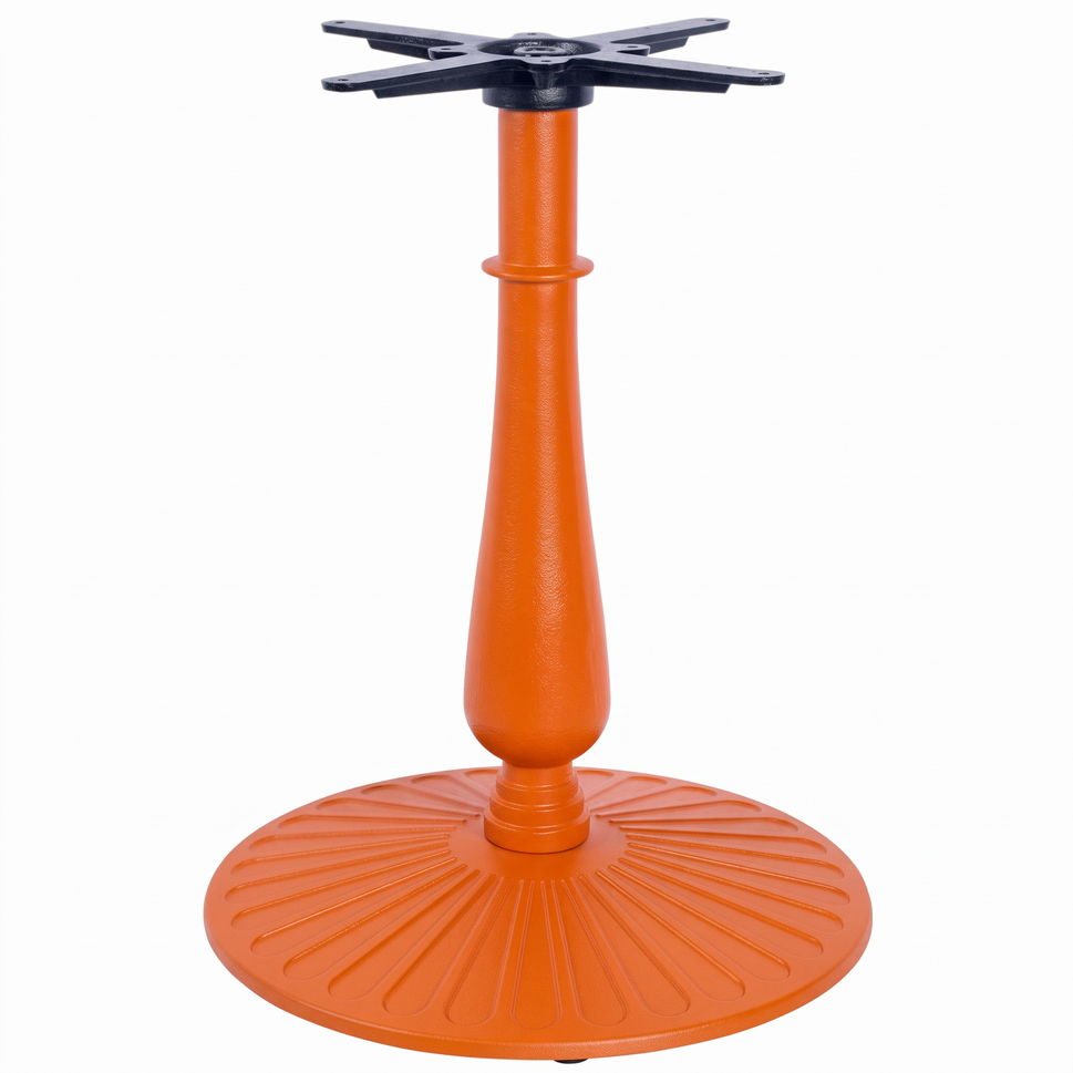 Aldeburgh Large Candelabra Black Cast Iron Table Base - Powdercoated