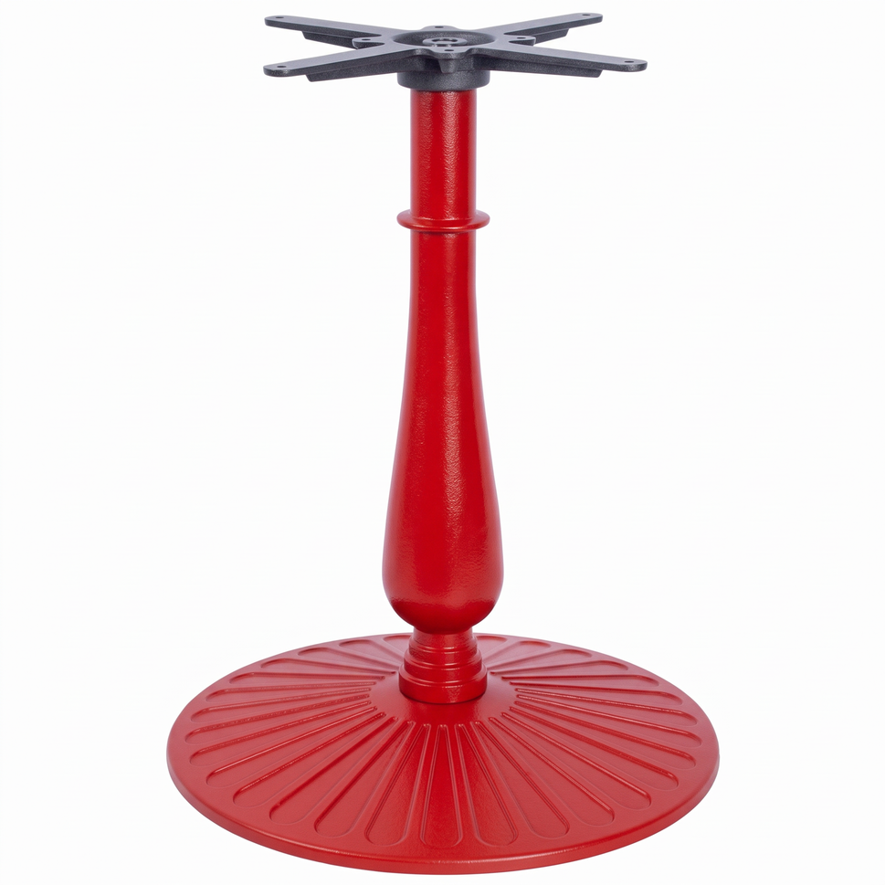 Aldeburgh Large Candelabra Black Cast Iron Table Base - Powdercoated