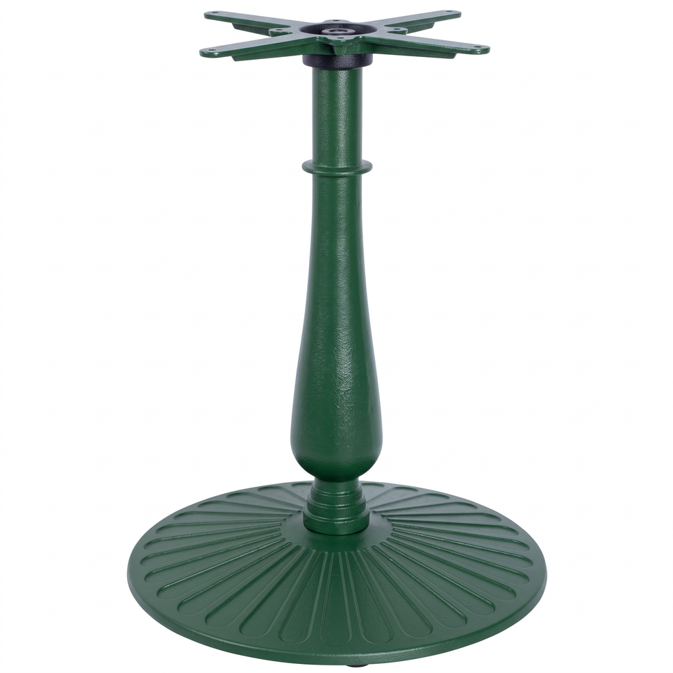 Aldeburgh Large Candelabra Black Cast Iron Table Base - Powdercoated