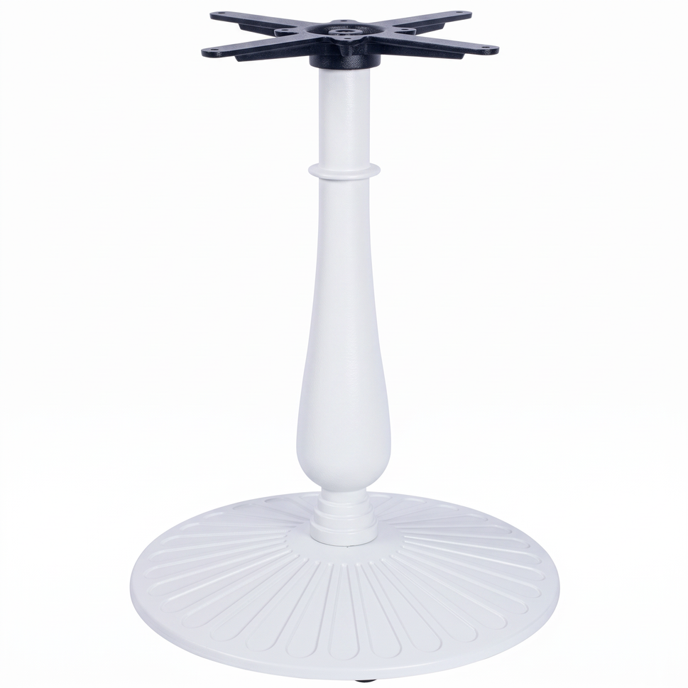 Aldeburgh Large Candelabra Black Cast Iron Table Base - Powdercoated