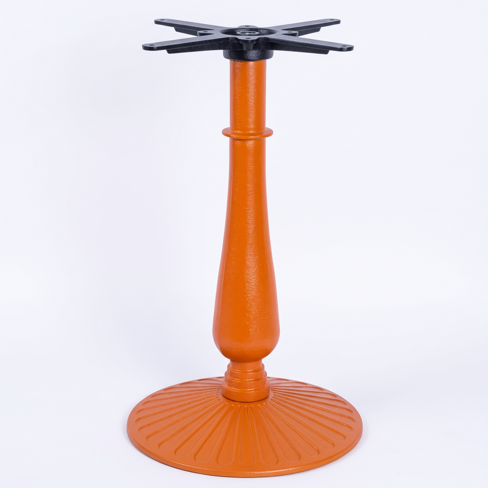 Aldeburgh Candelabra Black Cast Iron Table Base - Powdercoated