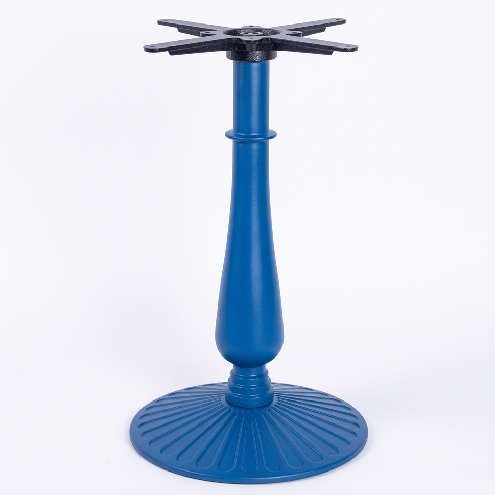 Aldeburgh Candelabra Black Cast Iron Table Base - Powdercoated