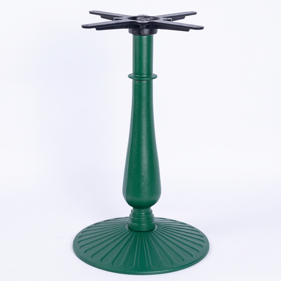 Aldeburgh Candelabra Black Cast Iron Table Base - Powdercoated