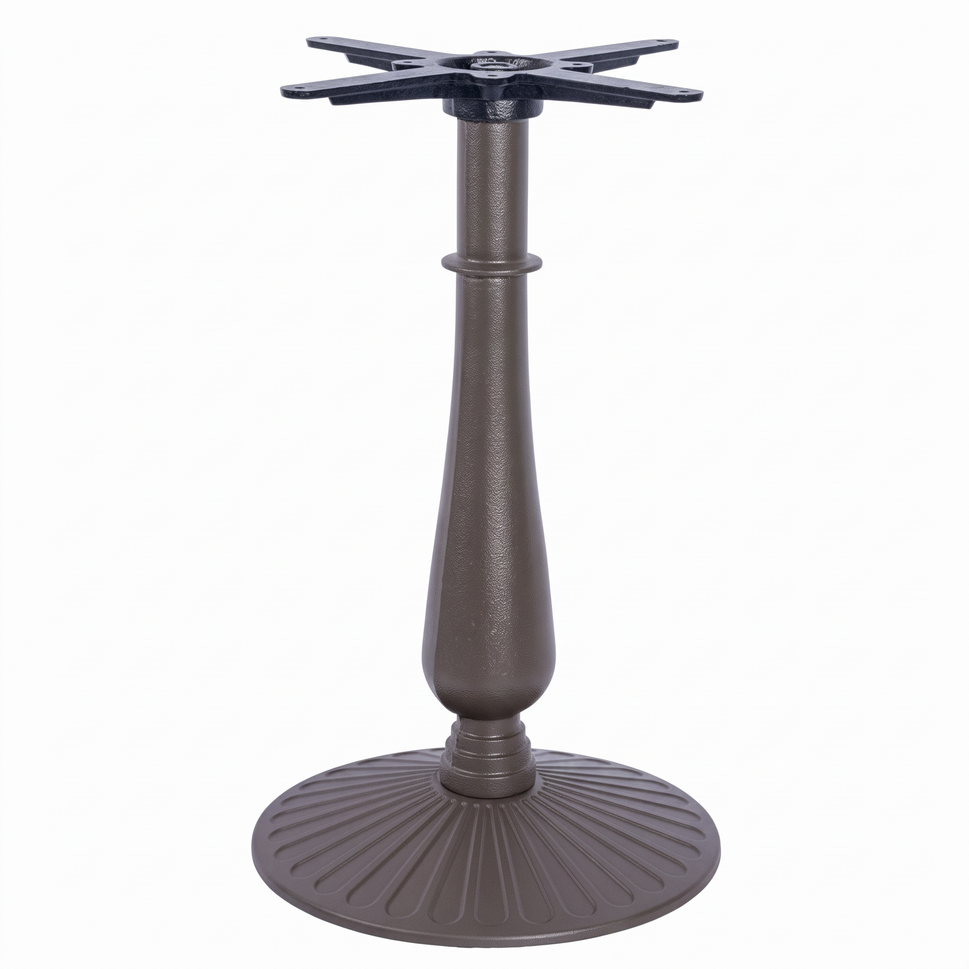 Aldeburgh Candelabra Black Cast Iron Table Base - Powdercoated