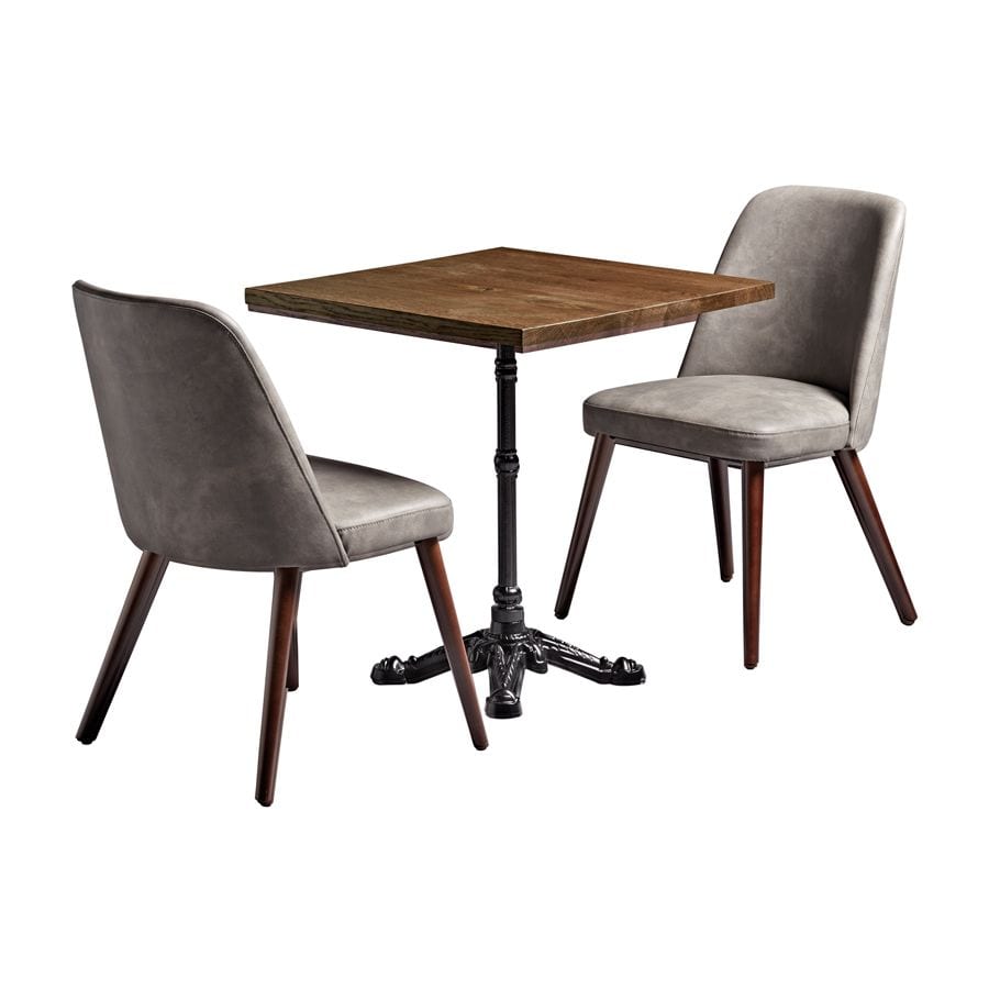 Rustic Smoked Solid Oak Wood Table Top - 32mm