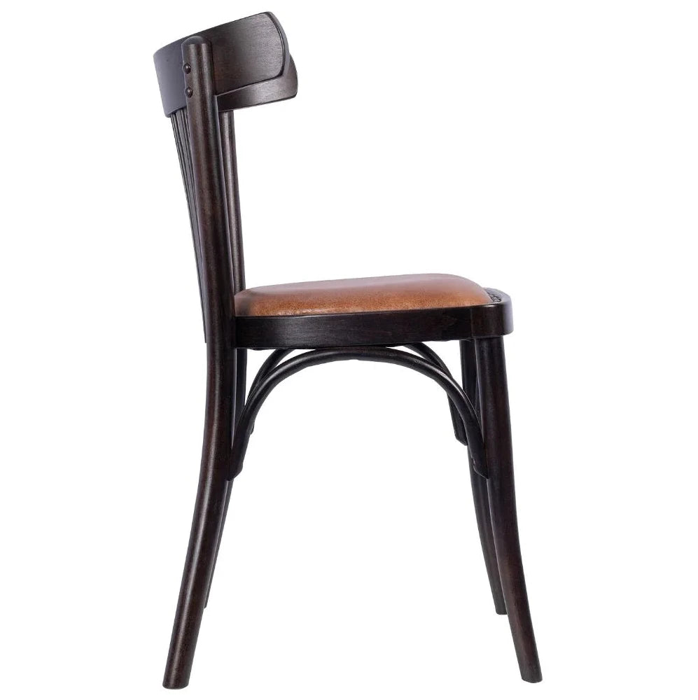 Chloe Bentwood Wooden Upholstered Side Chair