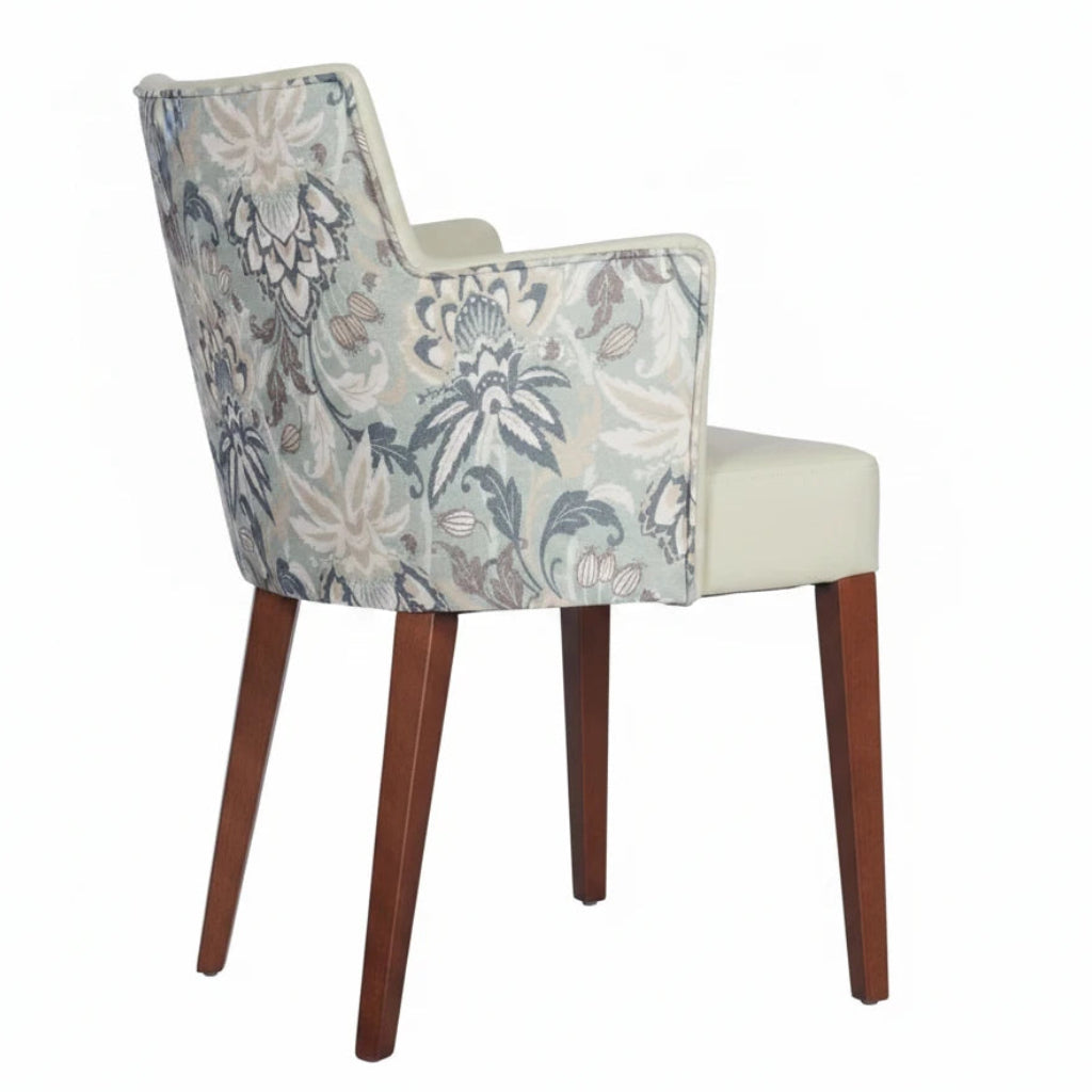 Bari Wooden Upholstered Armchair