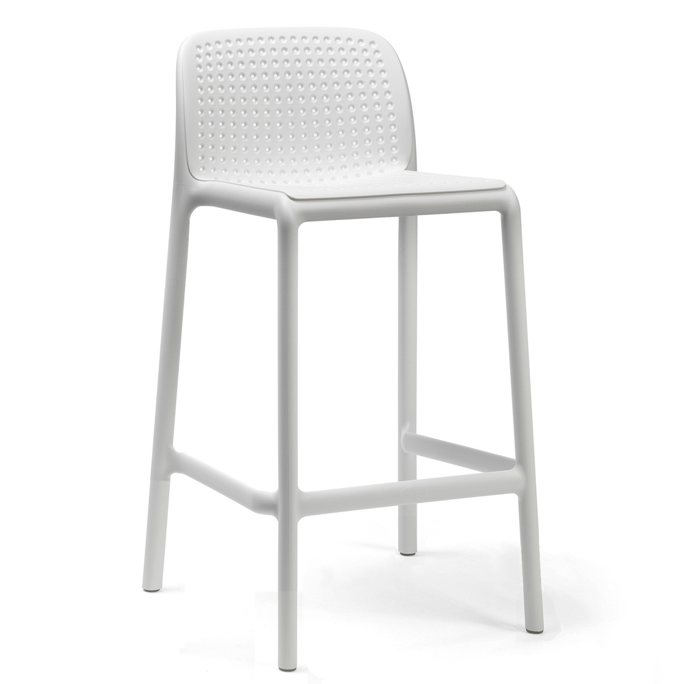 Lido Outdoor Stacking Bar Stool - Mid Height