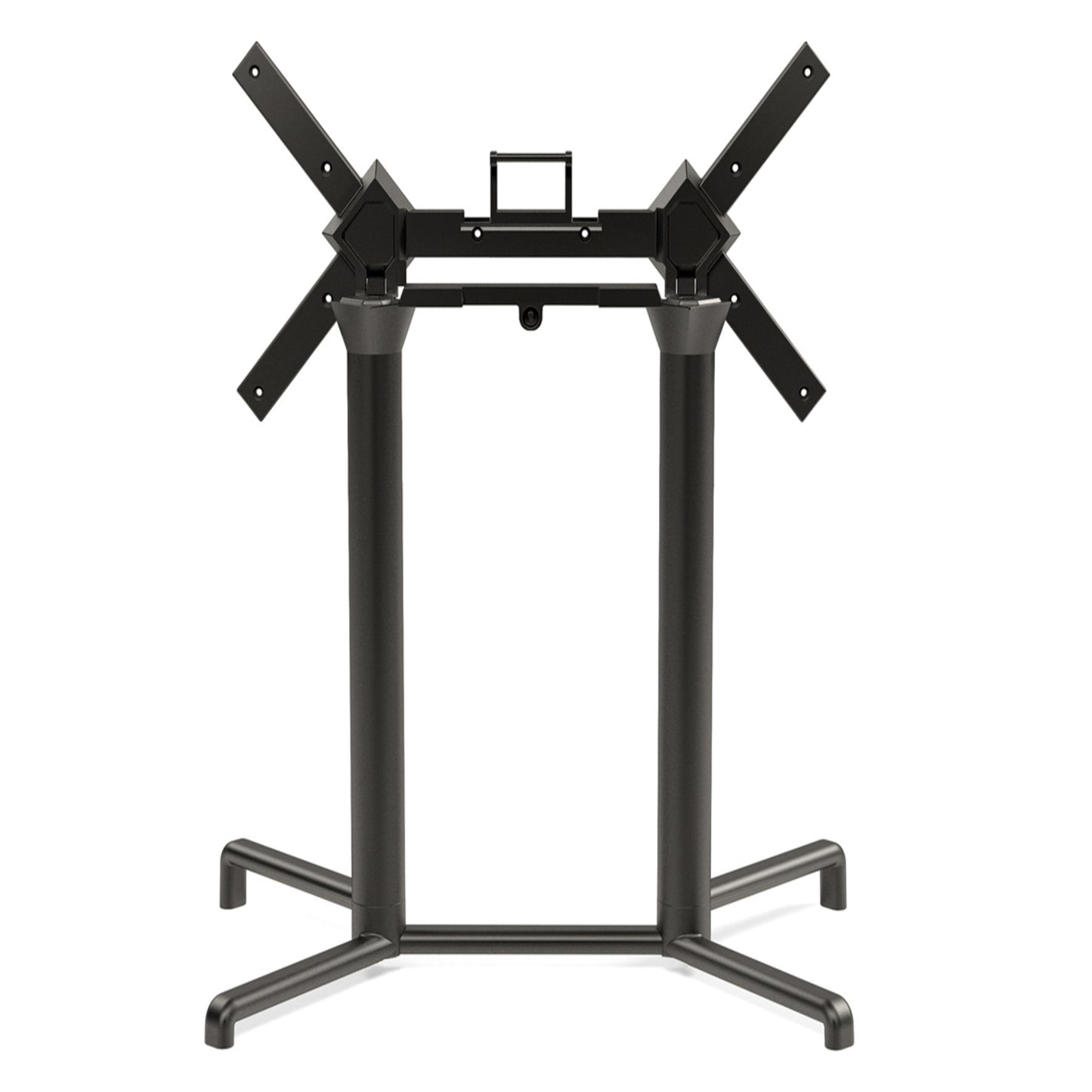 Scudo Fliptop Bistro Twin Pedestal Outdoor Table Base