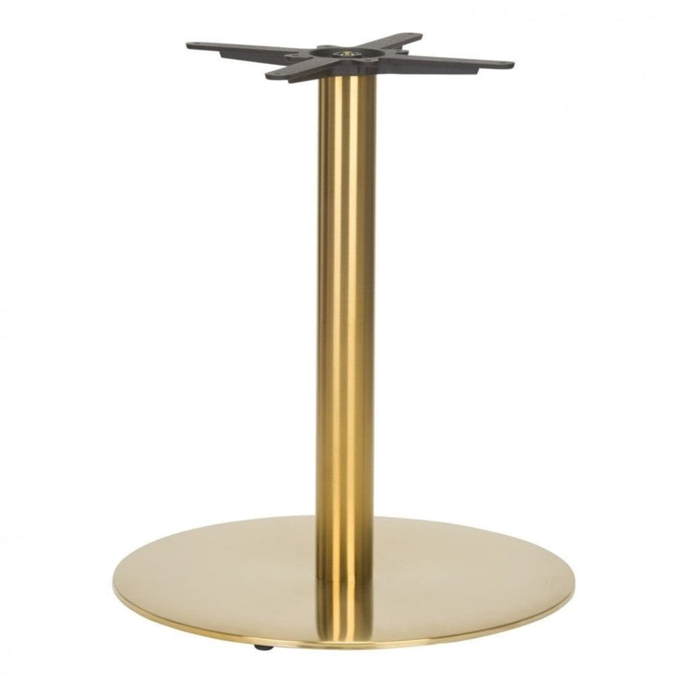 Midas Round Vintage Brass Table Base - Large